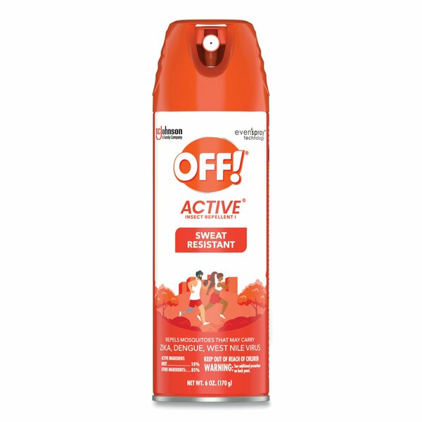 Off ACTIVE Insect Repellent, 6 oz Aerosol Spray, 12PK 334678